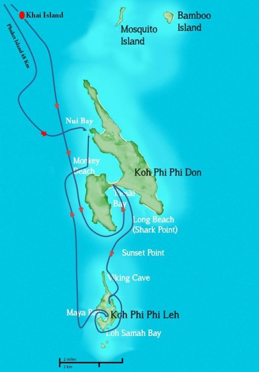 phi phi islands maps quality tour