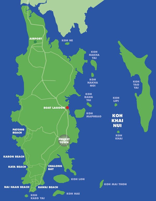 Khai Island Map