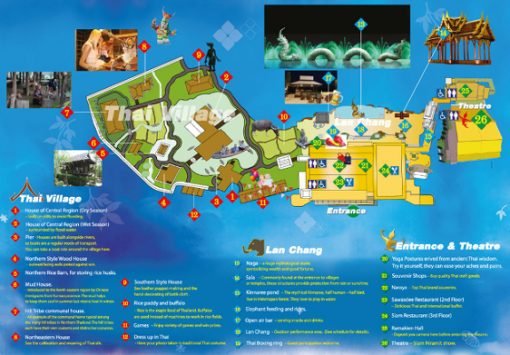 Siam Niramit Show Phuket Map