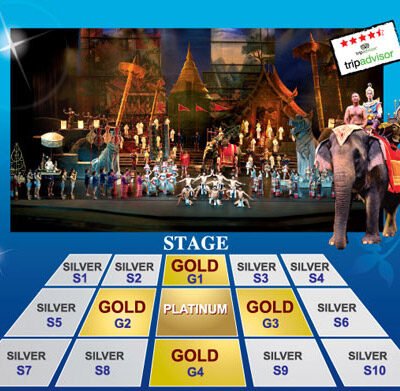 Siam Niramit Show Phuket Seat