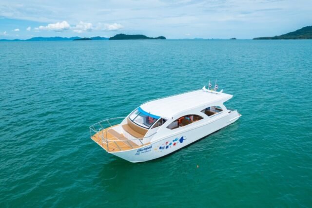 Phi - Phi - Islands - Sunset - By - Speed Catamaran - Boat