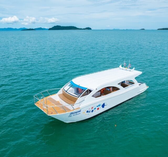 Phi - Phi - Islands - Sunset - By - Speed Catamaran - Boat
