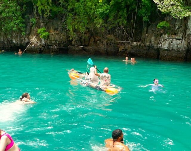 Phi - Phi - Islands - Sunset - By - Speed Catamaran - Clear - Kayak