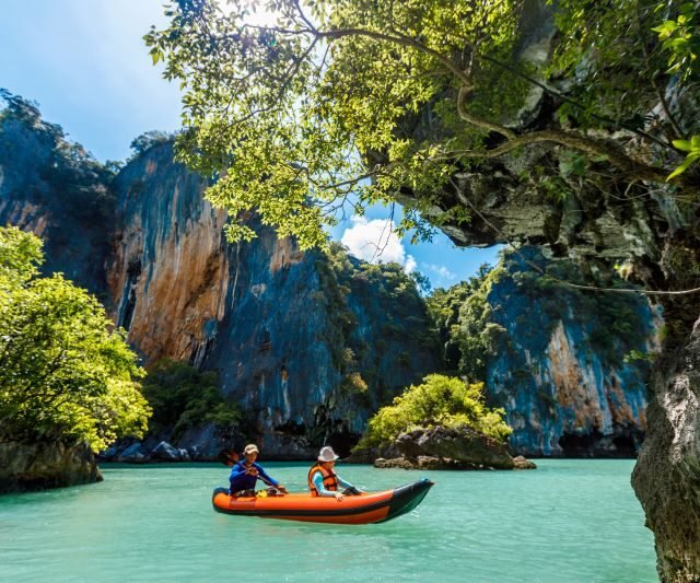 Phang - Nga - Speed - catamaran - Hong - Island - canoe