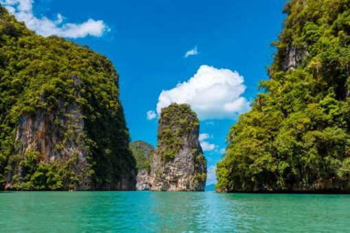 Phang - Nga - Speed - catamaran - Hong - Island - view