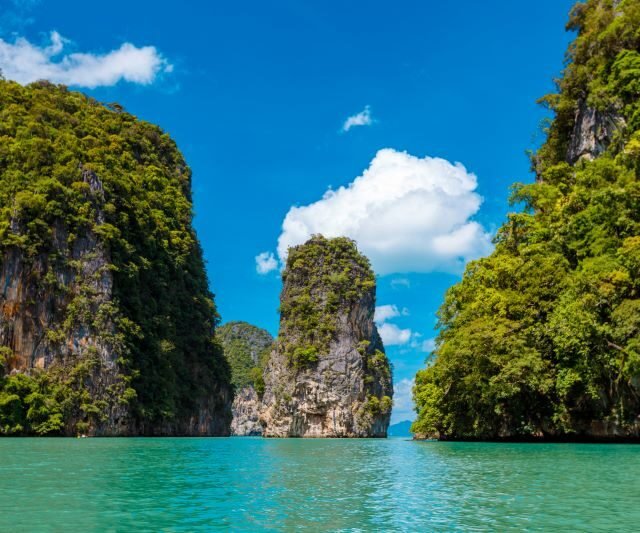Phang - Nga - Speed - catamaran - Hong - Island - view