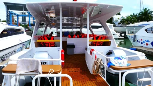 Phang - Nga - speed catamaran - boat - back - view