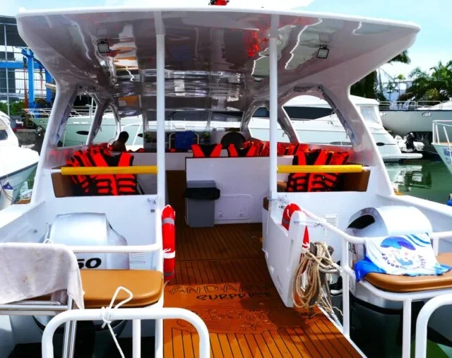 Phang - Nga - speed catamaran - boat - back - view
